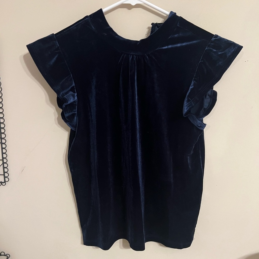 NWT Velvet Mock Neck Top